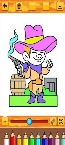 Cowboy Coloring - Screenshot 4