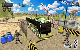 Army bus games 3d Army driving - Screenshot 1