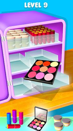 Fill the Makeup Organizer Game - Screenshot 4