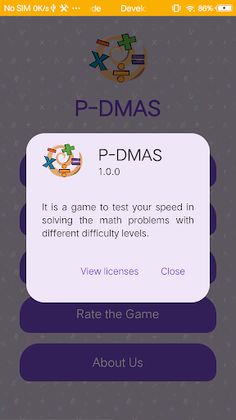 P-DMAS : Math Quiz - Screenshot 4