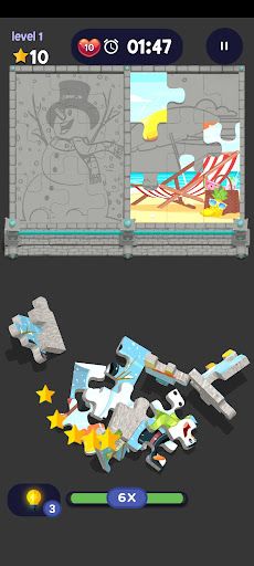 Jigsaw Rush 3D - Screenshot 1