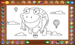 Coloring Book 12: Airplanes - Screenshot 3