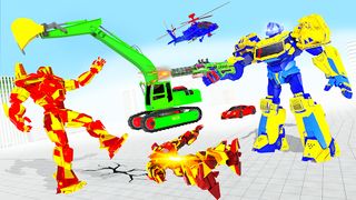 Excavator Robot Car Transform - Screenshot 2