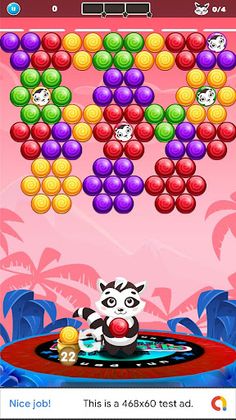 Cat Halloween Bubble Shooter - Screenshot 1