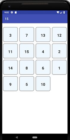 15 puzzle - Screenshot 2