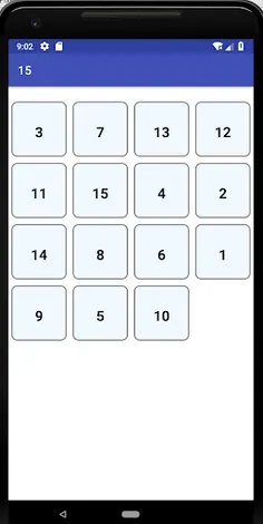 15 puzzle - Screenshot 2