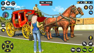 Horse Cart Transport Taxi Game - Screenshot 1