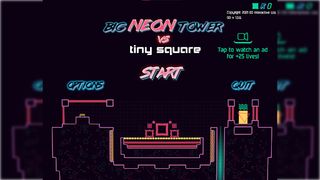 neon cube vs the huge castle - Screenshot 1