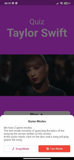 Taylor Swift Quiz - Screenshot 2