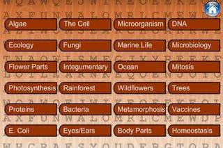 Word Search Biology - Screenshot 3