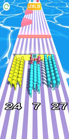 Crowd Count Pusher Run Master - Screenshot 1