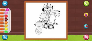Poke monster coloring book - Screenshot 1