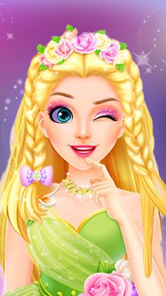 Braided MakeUp Hair Salon Game - Screenshot 1