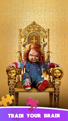 Scary Chucky Jigsaw Puzzle App - Screenshot 3