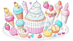 Kawaii Sweet Treat Color ASMR - Screenshot 3
