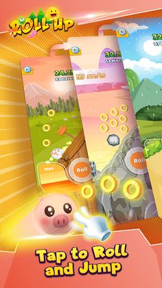 Roll Up - How Fast Can You Tap - Screenshot 1