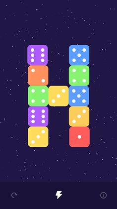 Colorful Gravity Dice - Screenshot 1