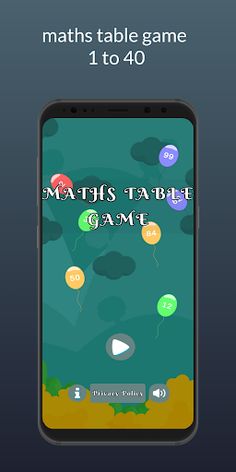 Math Table Game 1 - 40 - Screenshot 1