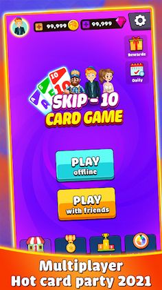 Skip 10 - Card Game - Screenshot 2