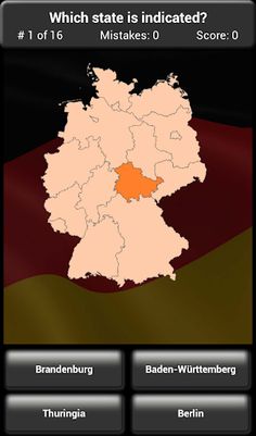 Germany Map Quiz - Screenshot 2