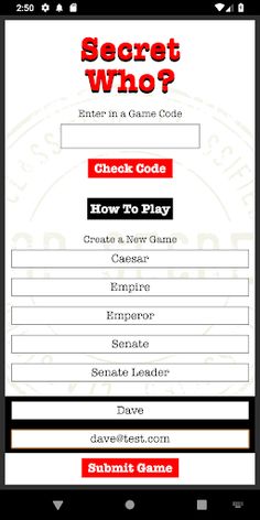 Secret Who? - Screenshot 1