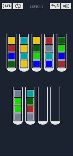 Sort Colored Squares - Screenshot 3