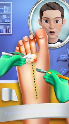 Foot Doctor Clinic ASMR Games - Screenshot 2