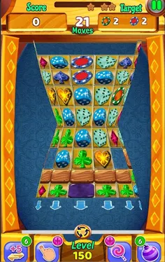 Poker Surf: Match 3 Jewel - Screenshot 3