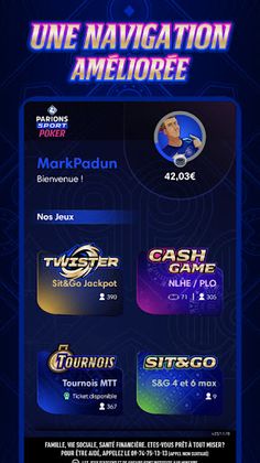 Parions Sport Poker En Ligne - Screenshot 1