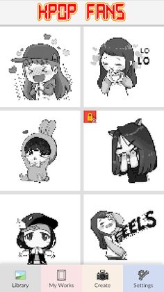 KPOP Fans - Pixel Art - Screenshot 2