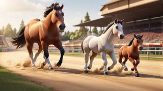 Wild Horse Games Simulator 3D - Screenshot 1