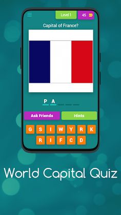 World Capital Quiz - Screenshot 2