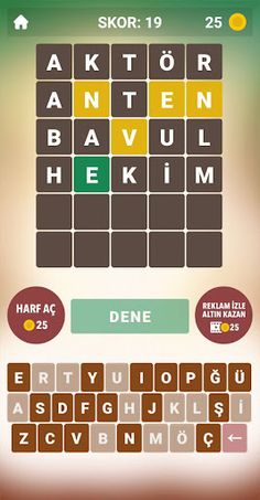 Kelimele - Kelime Tamamla - Screenshot 3