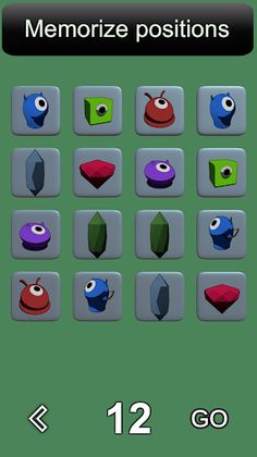 Blooby´s memory game - Screenshot 1