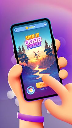 Spin It - Word Puzzle - Screenshot 1