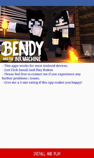 Maps Bendy Horror Game for Min - Screenshot 3