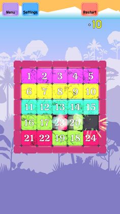 Sliding Numbers Puzzle - Magic - Screenshot 3