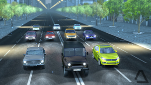Russian Road Racer - Screenshot 2