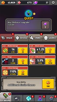 Earth Defense : Idle RPG - Screenshot 4