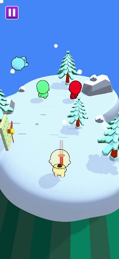 Snow Ball Fight 3D - Screenshot 4