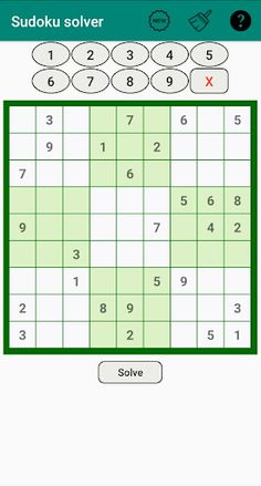Sudoku solver - Screenshot 1