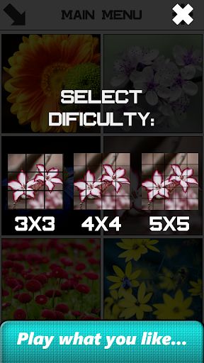 Flower Slide Puzzle - Screenshot 3