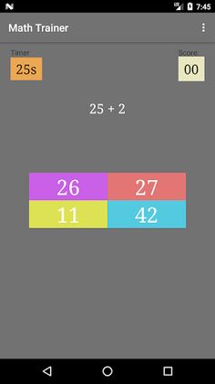 Math Trainer - Screenshot 2