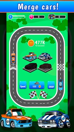 Merge Cars - Idle Car Tycoon 2 - Screenshot 1