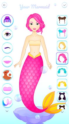 Mermaid Princess Dress Up - Screenshot 2