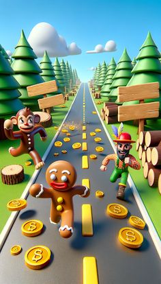 Gingerbread Man escape 3D - Screenshot 3