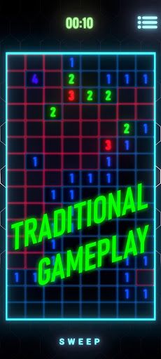 Neon Minesweeper Pro - Screenshot 3