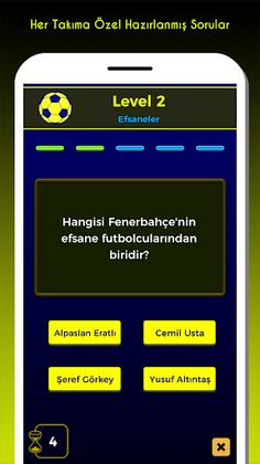 4 Büyük Futbol Bilgi Yarışması - Screenshot 3