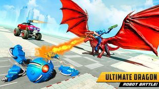 Police Dragon Robot Car Game - Screenshot 2