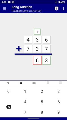 Big Addition: Long Addition - Screenshot 2